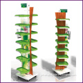 Double Plastic Rotate Floor Stand for Specialty Store (Stand 21)